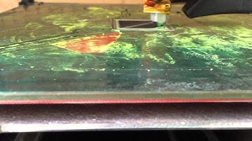 Mesh bed leveling in action