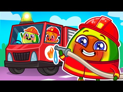 Fire Truck Song 🔥🚒 I Am a Firefighter 👨‍🚒😊 II + More Kids Songs & Nursery Rhymes by VocaVoca🥑