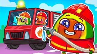 Fire Truck Song 🔥🚒 I Am a Firefighter 👨‍🚒😊 II + More Kids Songs & Nursery Rhymes by VocaVoca🥑