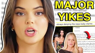 KENDALL JENNER IS IN TROUBLE (nepo baby drama   khloe’s confessions)