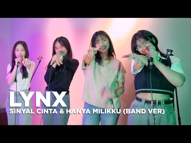 LYNX - Sinyal Cinta & Hanya Milikku @arkojistudio  (Band Version) class=