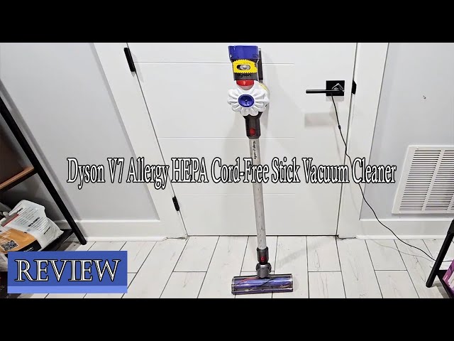Dyson V7 Allergy Cordless HEPA Vacuum | White/Silver | Refurbished