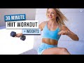 30 MIN Calorie Killer HIIT WORKOUT - Full Body, With Weights (Dumbbells) - (HIIT IT HARDER DAY 24)