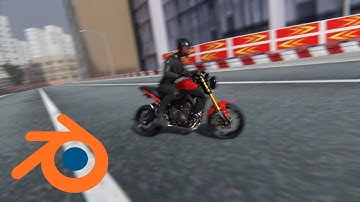 Blender Motorcycle Setup Part 1 |Updated Version|