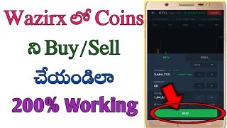 How to buy and sell coins in wazirx in Telugu/How to wazirx app/tech by mahesh