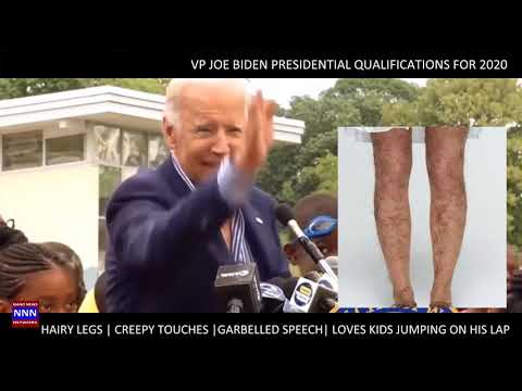 VP JOE BIDEN PRES CREDENTIALS HAIRY LEGS | CREEPY TOUCHES | KIDS SITTING ON THE LAP