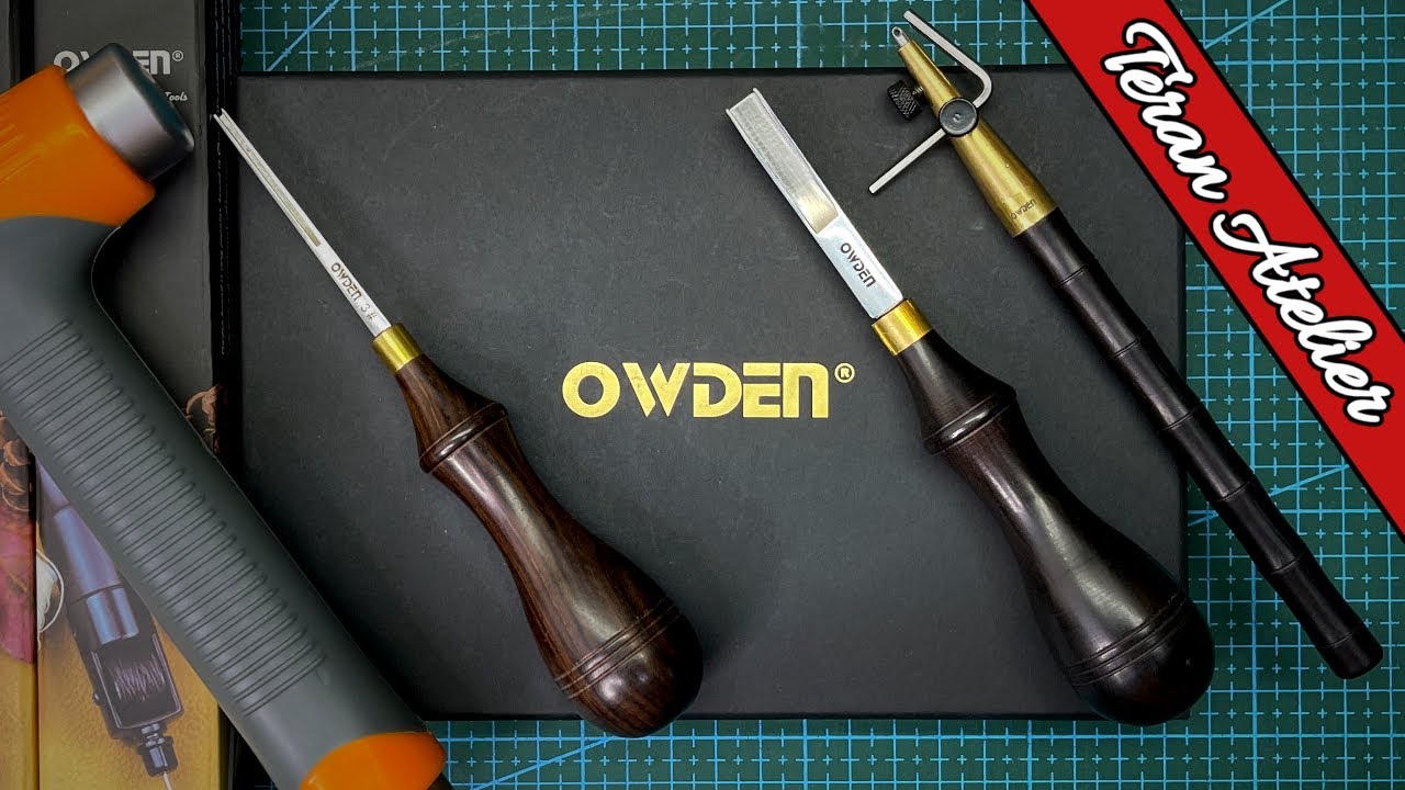 OWDEN Professional Leather Edge Beveles for Leather Craft (2