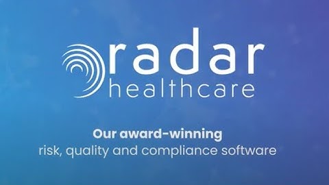 Welcome to Radar Healthcare: Safer, Smarter Care Starts Here