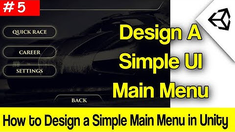 How to Create a Simple UI Main Menu in Unity 3D| UI Main Menu| Unity 3D in Urdu/Hindi| Inter Tricks