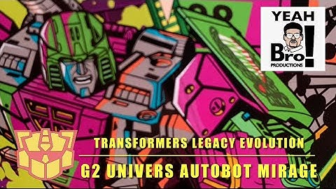 Transformers Legacy Evolution G2 Universe Autobot Mirage Walmart exclusive video 4K review