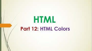 HTML Colors Bangla Tutorial (HTML Part-12)