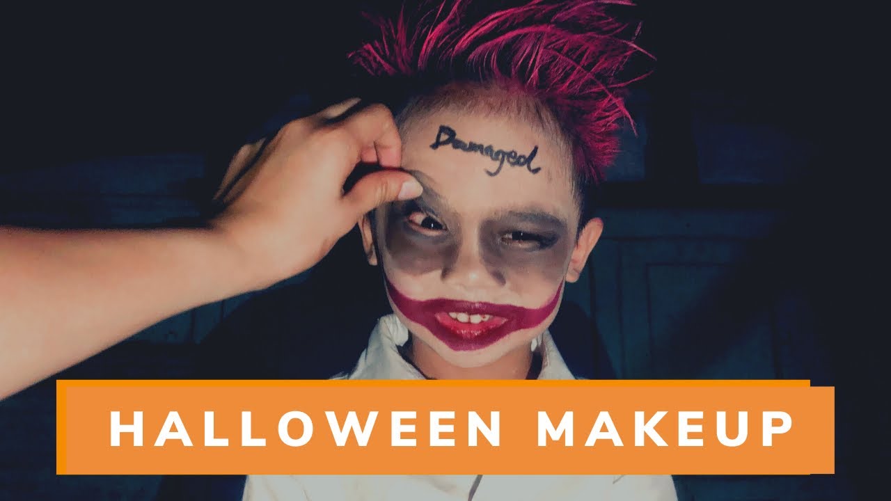 Halloween Joker Makeup Tutorial [2019] (For Kids) by Patrick G G | Vlog ...