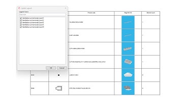 MagiCAD 2026 for Revit - Update function for legends