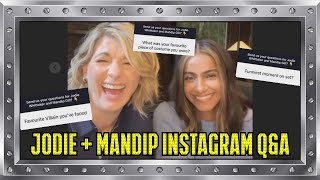 Jodie Whittaker + Mandip Gill Answer Instagram Questions for DOCTOR WHO: The Power of the Doctor