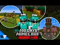 We Survived 100 Days in 1.20 Minecraft Hardcore! (Hindi)