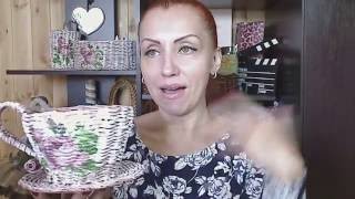 #Плетение из газет. Полезные вещи #своимируками. Netting made of paper #Плетение из газет. Полезные вещи #своимируками. Netting made of paper