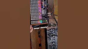 Modular synth experiments, pt. 1 #deluge  #modularsynth #eurorack