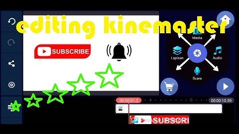 Cara membuat animasi tombol subscribe dan lonceng menggunakan Aplikasi Kinemaster