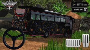Released Anizham Kerala Bus Mod In Bus Simulator Indonesia - Bussid Bus Mod - Bussid Car Mod -Bussid