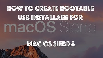How to create bootable USB Install Disk for MacOS Sierra 10 12