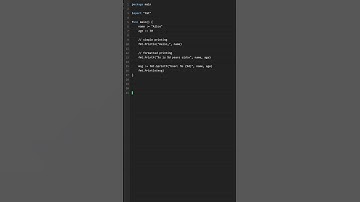 Golang Tip - How to Print in Go  #golang #programming #coding