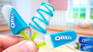 Satisfying Miniature OREO Ice Cream Decorating  Mini Yummy Best of Miniature Cooking Compilation