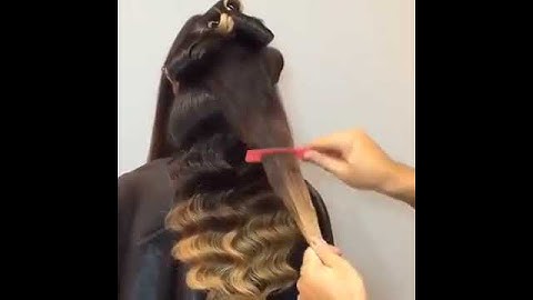 Kĩ thuật uốn sóng nước tao kiểu  dễ học nhất hiện nay( Học cắt tóc nữ)