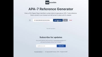 APA 7 Reference Generator (Example #2)