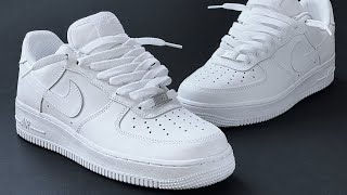 HOW TO LACE AIR FORCE 1 LOW LOOSELY (BEST WAY)