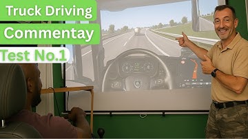 Truck Driving Simulator Intro German work contract - 1st. Test how to do
