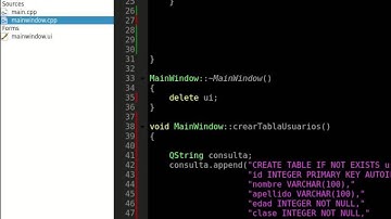SQLITE con C++ en Qt Creator 5 - Ejercicio 2 Crear Tabla