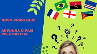 NOVO VIDEO QUIZ || SOBRE CAPITAIS || TESTE O SEU CONHECIMENTO EM GEOGRAFIA