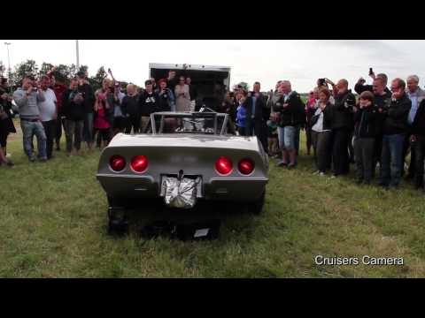 1001 CUI 1600 HP V8 start up and revving LOUD