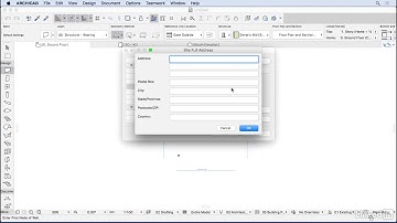 009 New project information ARCHICAD