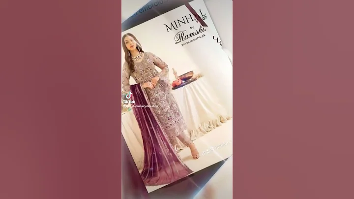 Ramsha Minhal vol 07||Partywear Net Embroidered 😚🫣Best choice for special events 👌😍 #viralvideo