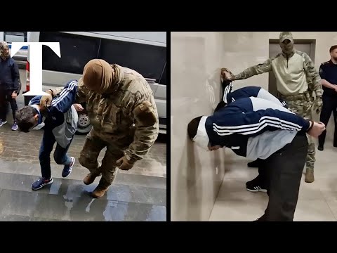 Moscow terror attack: Blindfolded suspects taken for interrogation