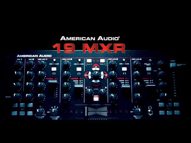 American Audio 19MXR 4-Channel  DJ Mixer