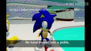 Sonic Movie 2 Storyboard?