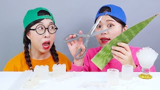 Mukbang واضح الغذاء الصبار DONA دونا العربية