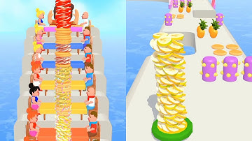 Pancake Run Game Ios Android Gameplay Walkthrough #2