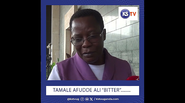 TAMALE AFUDDE  MWENYAMIVU NNYO-HON NAMBOOZE