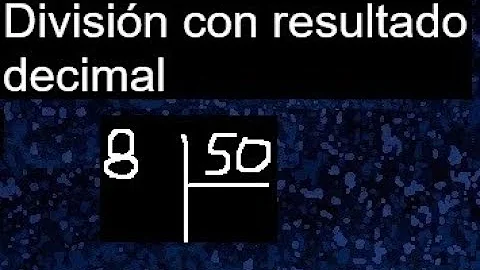 Quanto é 50 dividido para 8?