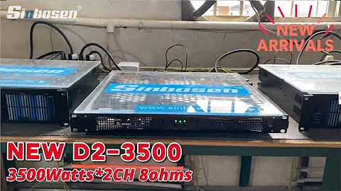 Big power 7900 watts 2 ohm stable Sinbosen D2-3500 1u digital power amplifier.