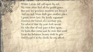 Sonnet 79: Whilst I alone did call upon thy aid