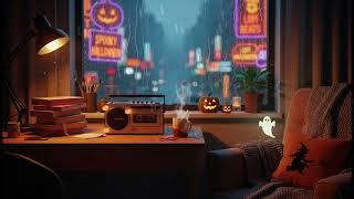 🎃 Spooky Night Study 🎧 Halloween Lofi Beats for Relaxing, Studying & Cozy Vibes