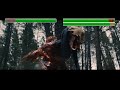 Predator vs Grizzly Bear and Comanche Warriors...with healthbars