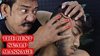 Aggressive Scalp Massage by Asim Barber | Hair cracking | Loud Neck Cracking | Spine cracking | ASMR