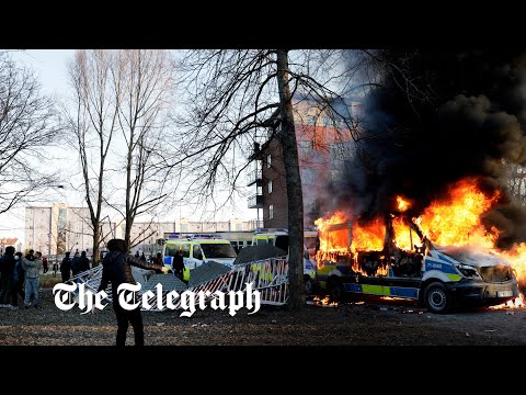 Sweden riots: Far-right group&#039;s plans to burn Koran spark riots in several cities