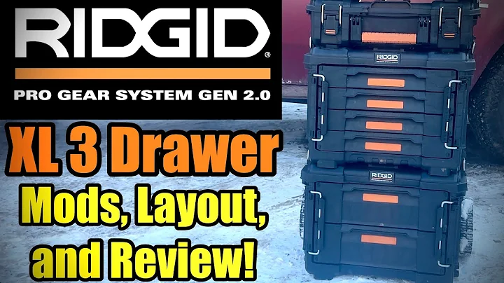 Best BUDGET Modular Tool Box? RIGID PRO GEAR 2.0 XL Drawer Box!