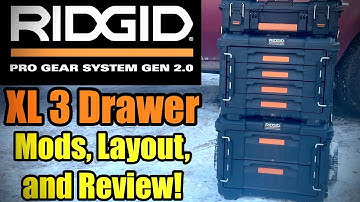 Best BUDGET Modular Tool Box? RIGID PRO GEAR 2.0 XL Drawer Box!